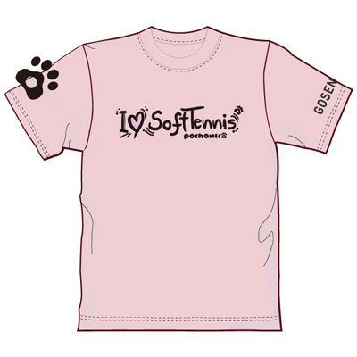 ゴーセン 2018夏企画Tシャツ ぽちゃネコ I LOVE SOFTTENNIS (NPT02)