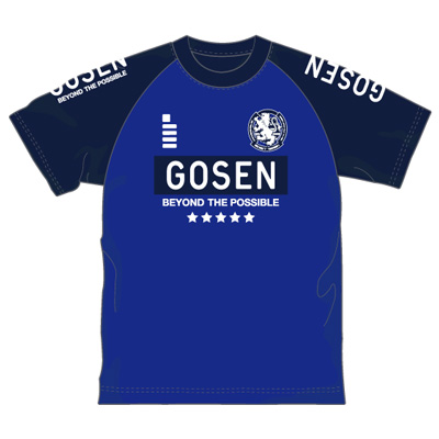 ゴーセン 2018春企画Tシャツ プラクティス ラグランエンブレム (J18P03)