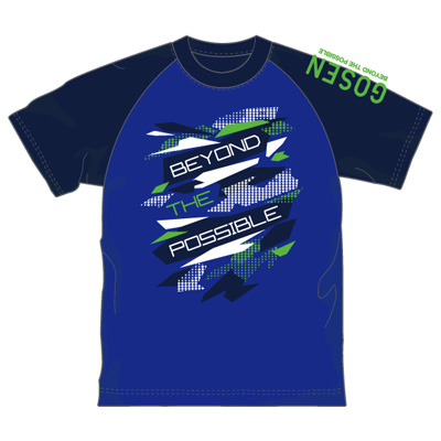 ゴーセン 2018春企画Tシャツ プラクティス ラグラングラフィック (J18P04)