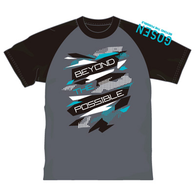 ゴーセン 2018春企画Tシャツ プラクティス ラグラングラフィック (J18P04)