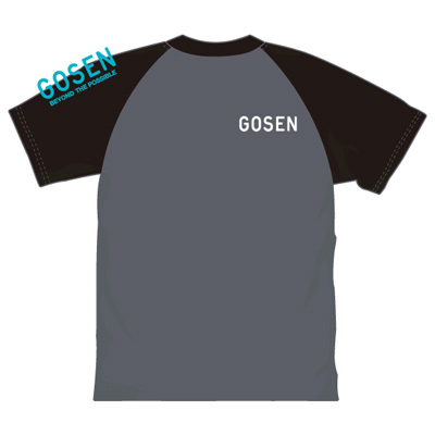 ゴーセン 2018春企画Tシャツ プラクティス ラグラングラフィック (J18P04)