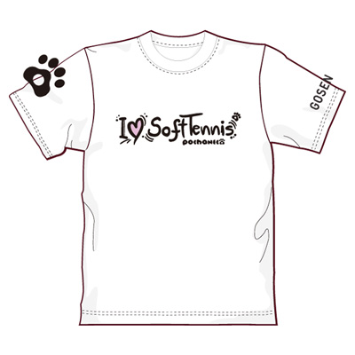 ゴーセン 2018春企画Tシャツ ぽちゃネコ I LOVE SOFTTENNIS (NPT02)
