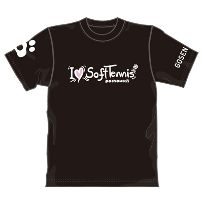 ゴーセン 2018春企画Tシャツ ぽちゃネコ I LOVE SOFTTENNIS (NPT02)