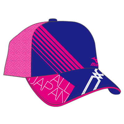 ミズノ　ソフテニ会オリジナルキャップ　62JW7Z01